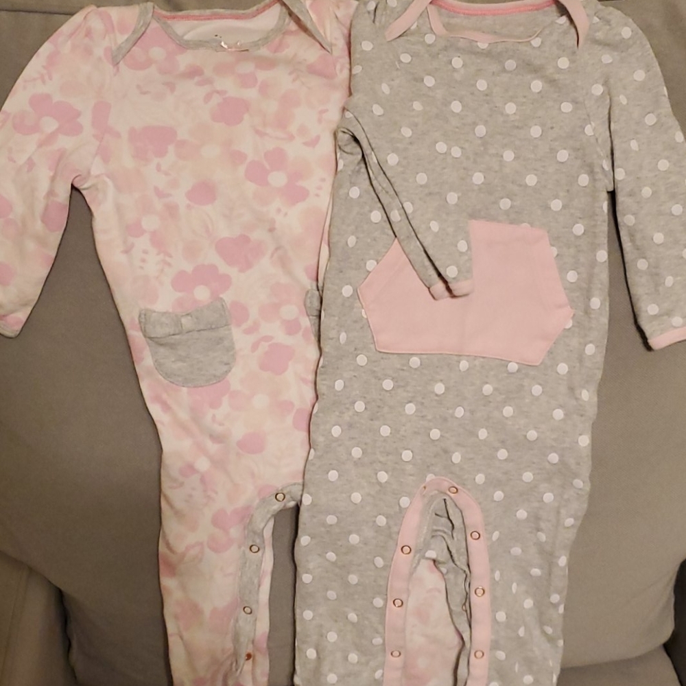 Baby girls long sleeve pajamas